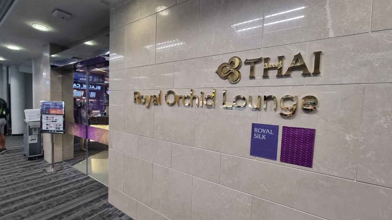 Thai Airways Royal Orchid Lounge, foto 11