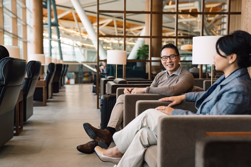 Cathay Pacific First and Business Class Lounge, foto 2