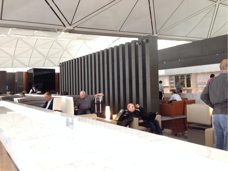 Cathay Pacific The Wing Business Class Lounge, foto 6