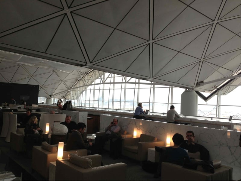 Cathay Pacific The Wing Business Class Lounge, foto 4