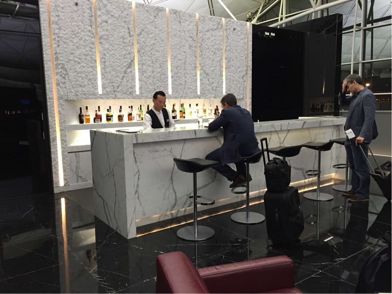 Cathay Pacific The Wing First Class Lounge, foto 3